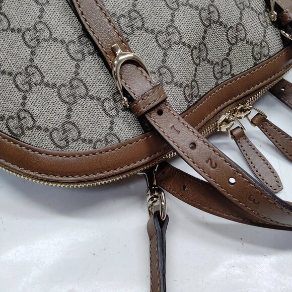 Gucci Brown PVC Hand Bag mon780-102825 - Picture 6 of 16